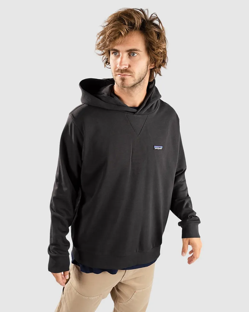 Patagonia Regenerative Organic Certified Cotton Hoodie Schwarz