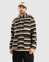 Anerkjendt Akotto Wool Stripe Jacke Braun