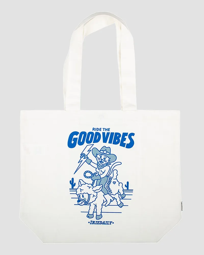 IrieDaily Resort Tote Umhängetasche Weiss