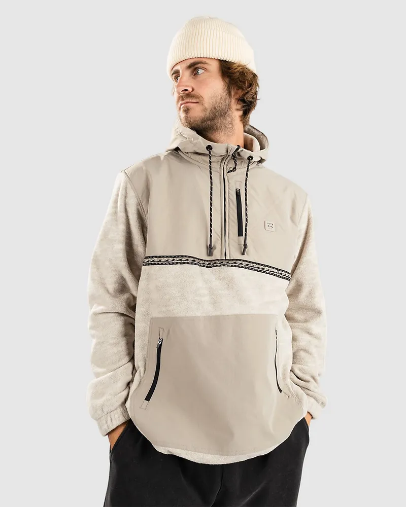 Billabong Boundary Graphene Fleece Hoodie Braun