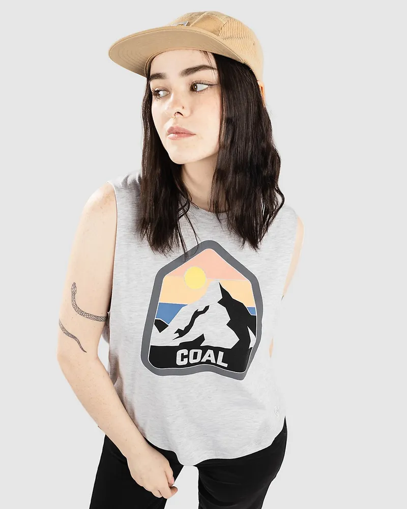 Coal Blackthorn Tank Top Grau