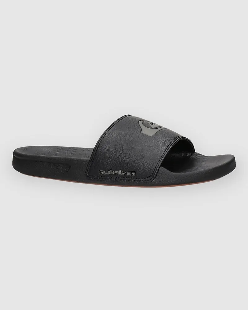 Quiksilver Rivi Nubuck Slide Rf Sandalen Schwarz