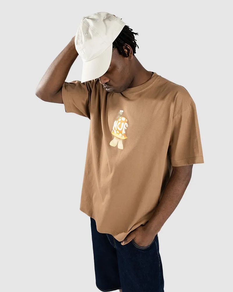 HUF Shroomery T-Shirt Braun