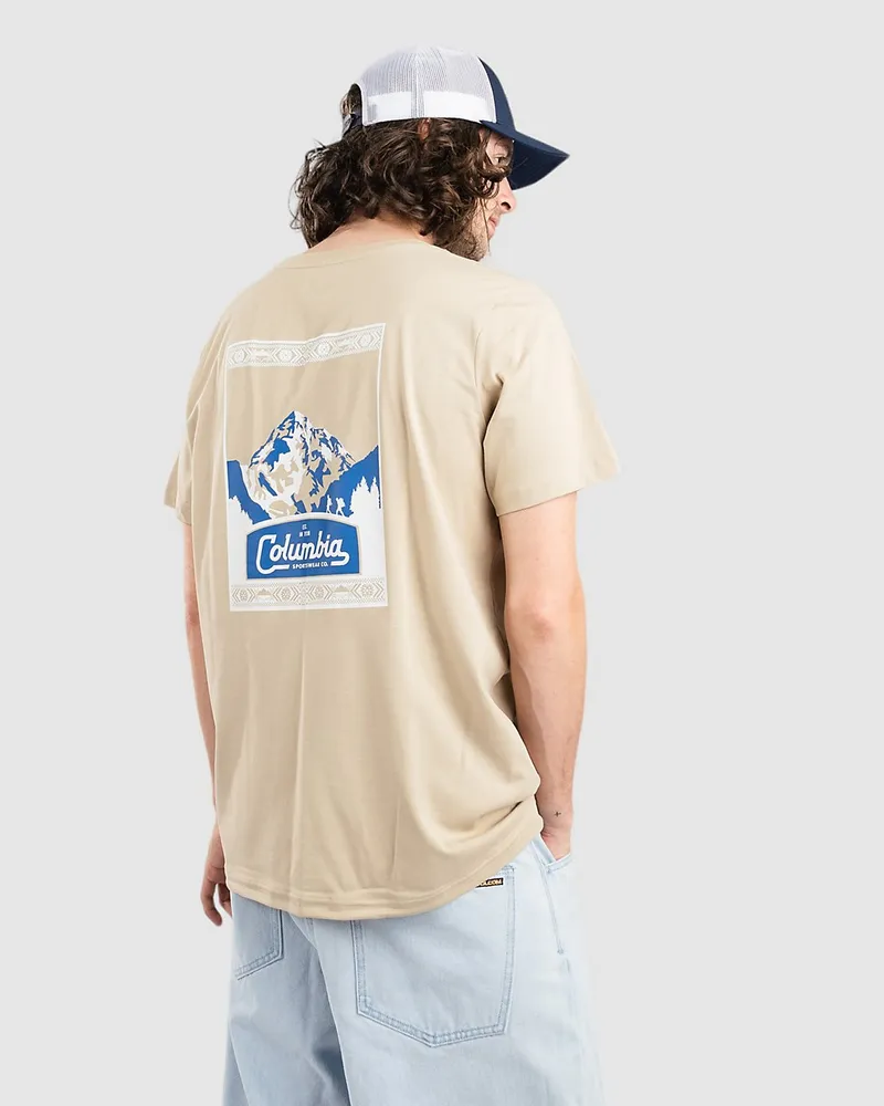 Columbia Sportswear Company Csc Seasonal Logo T-Shirt tib trails grx Braun