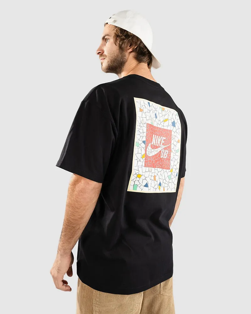 Nike Mosaic T-Shirt Schwarz