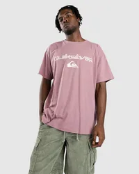 Quiksilver Vintage Omni And Logo T-Shirt Darkgrau