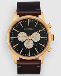 Nixon The Sentry Chrono Uhr indigo Gelb