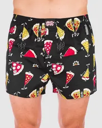 Lousy Livin Pizza Boxershorts Schwarz