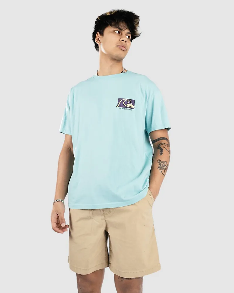 Quiksilver Take Us Back Bubble T-Shirt Blau