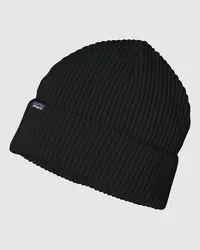 Patagonia Fishermans Rolled Beanie Schwarz