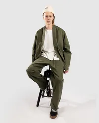 Anerkjendt Akjesper Kimono Overshirt Jacke Grün