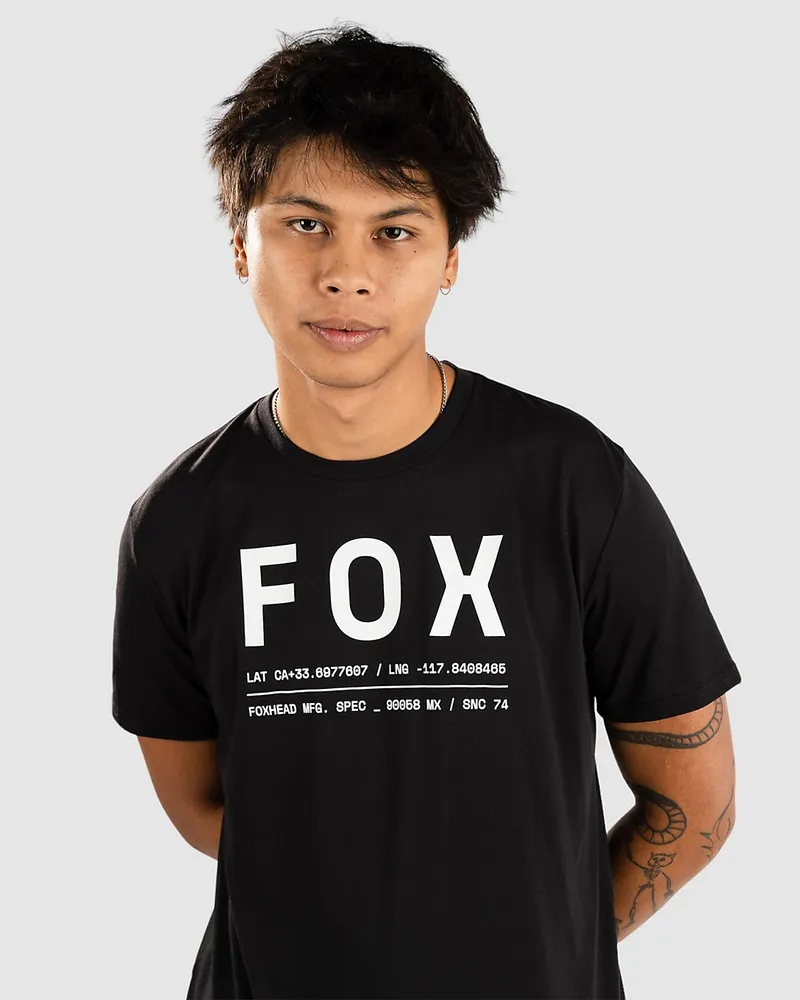 Fox Non Stop Tech T-Shirt Schwarz