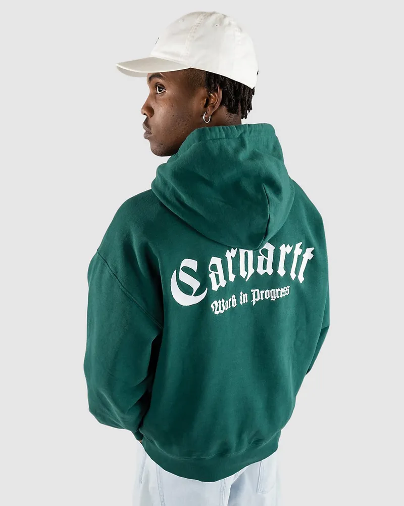 Carhartt WIP Onyx Script Hoodie white Grün