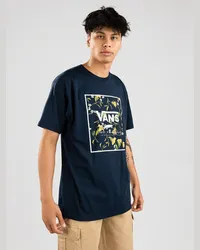 Vans Classic Print Box T-Shirt gold fusion Blau