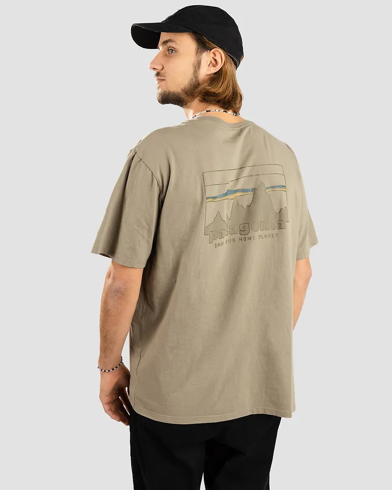 Patagonia 73 Skyline Organic T-Shirt Grün