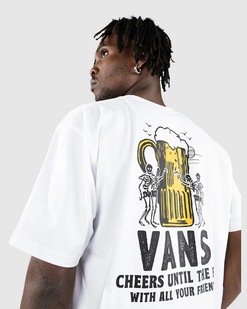 Vans Cold One Calling T-Shirt Weiss