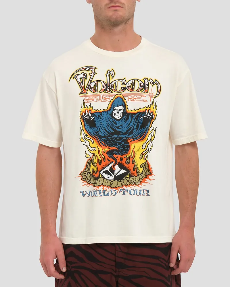 Volcom Stone Ghost T-Shirt Weiss