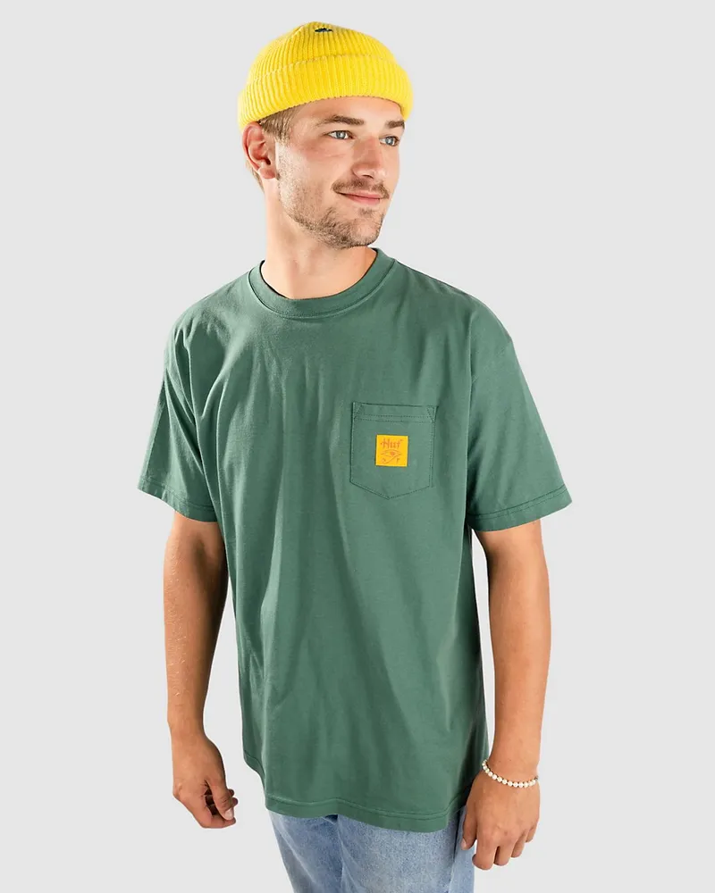 HUF Horus Pocket T-Shirt Grün