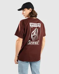 Volcom Globstok Bsc T-Shirt Braun