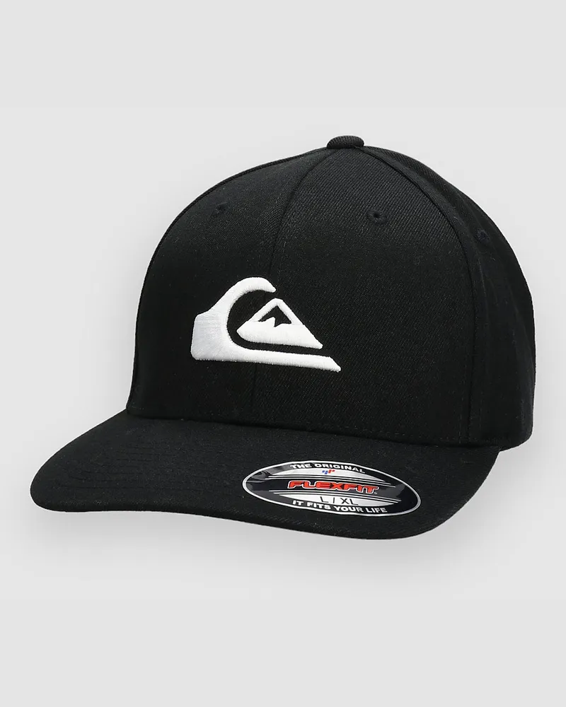 Quiksilver Mountain And Wave Cap white Schwarz