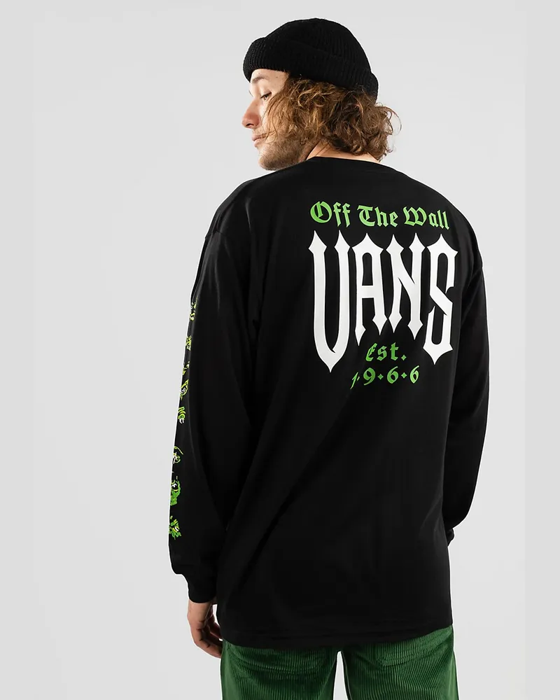 Vans Eyes In The Dark Longsleeve Schwarz