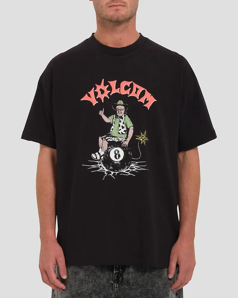 Volcom Last Shot Lse T-Shirt Schwarz