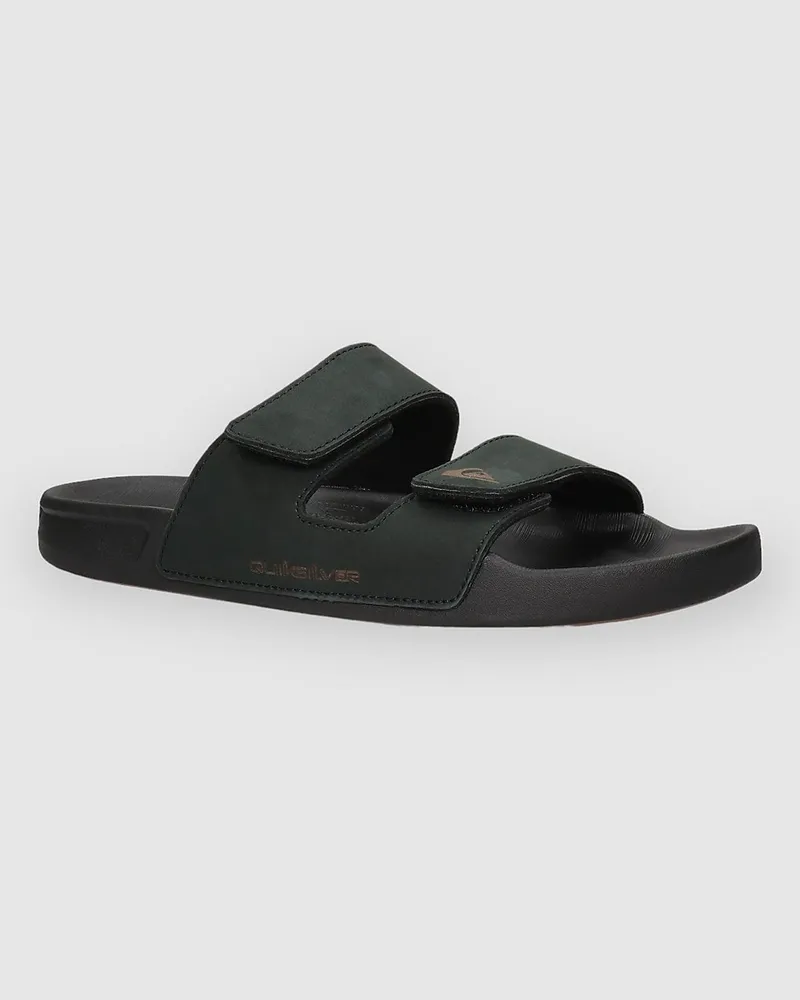 Quiksilver Rivi Leather Double Adjust Rf Sandalen Schwarz