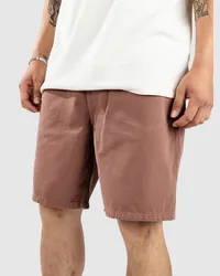 Anerkjendt Akjanic Garment Dyed Shorts Rot