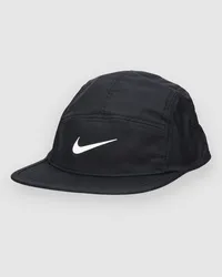 Nike Dri-Fit Fly Unstructured Swoosh Cap white Schwarz