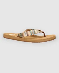 Roxy Porto Raffia Ii Sandalen olive Mehrfarbig