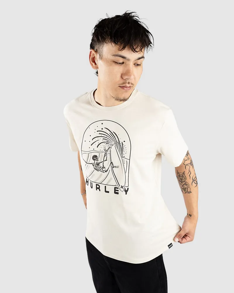 Hurley Evd Laid To Rest T-Shirt Linen