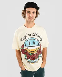 Market Smiley Keep On Shining T-Shirt Weiß