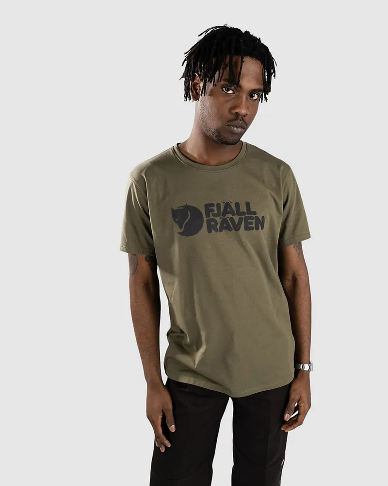 Fjäll Räven Logo T-Shirt Grün