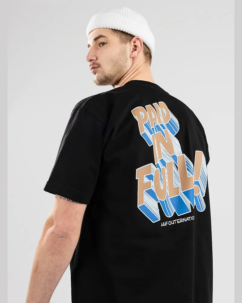 HUF Master Plan T-Shirt Schwarz