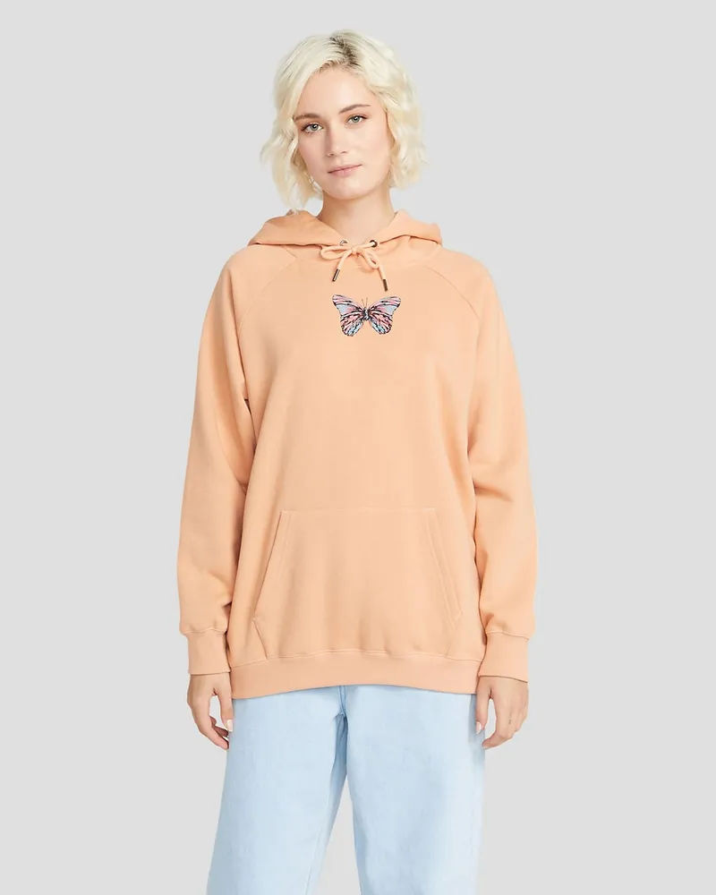 Volcom Truly Stoked Bf Hoodie Orange