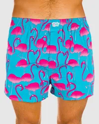 Lousy Livin Flamingo Boxershorts Blau