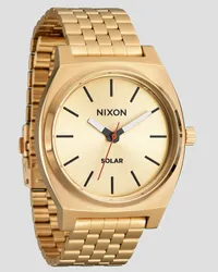 Nixon Time Teller Solar Uhr black Gelb