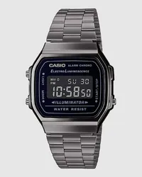 Casio A168WEGG-1BEF anthracite Grau