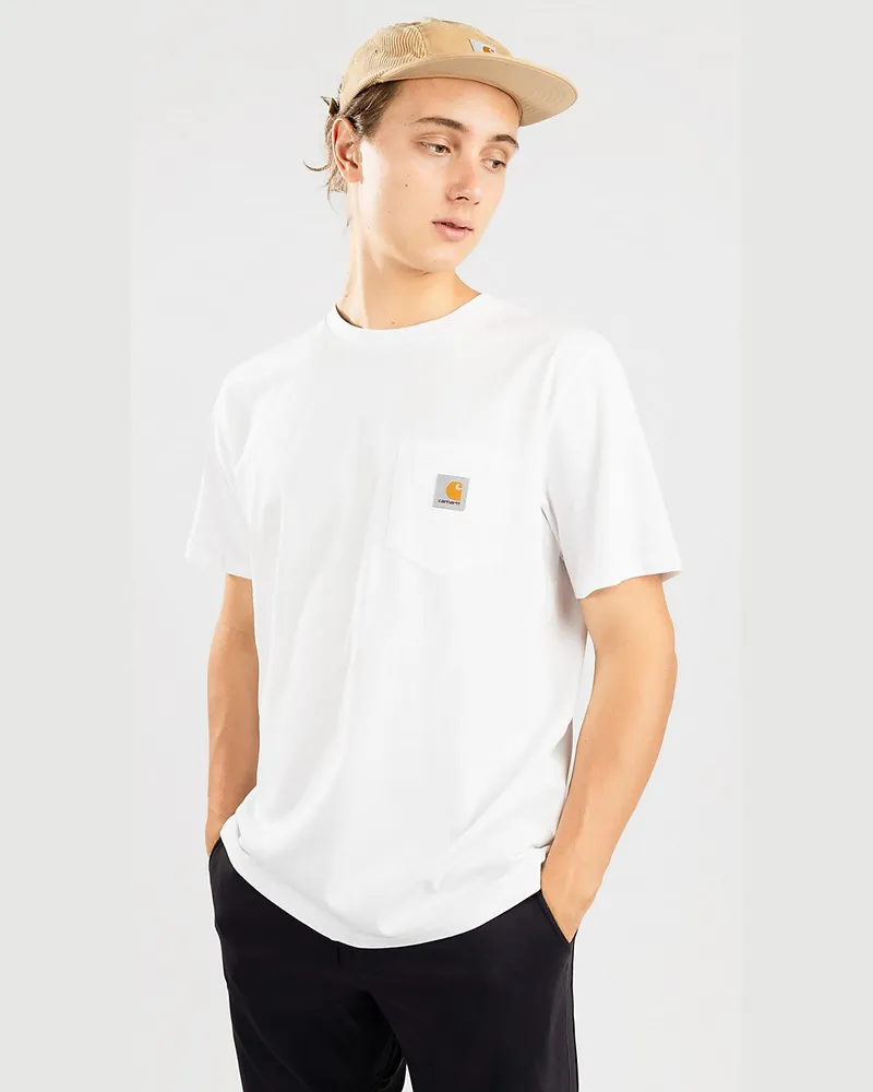 Carhartt WIP Pocket T-Shirt Weiss
