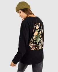 Dravus Flowers Longsleeve Schwarz