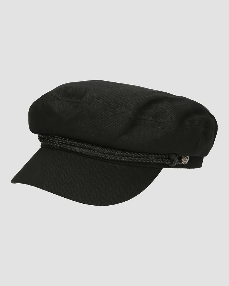 Brixton Fiddler Cap Schwarz