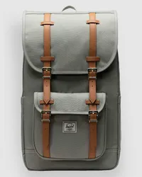 Herschel Supply Co. Little America Rucksack white stitch Grün