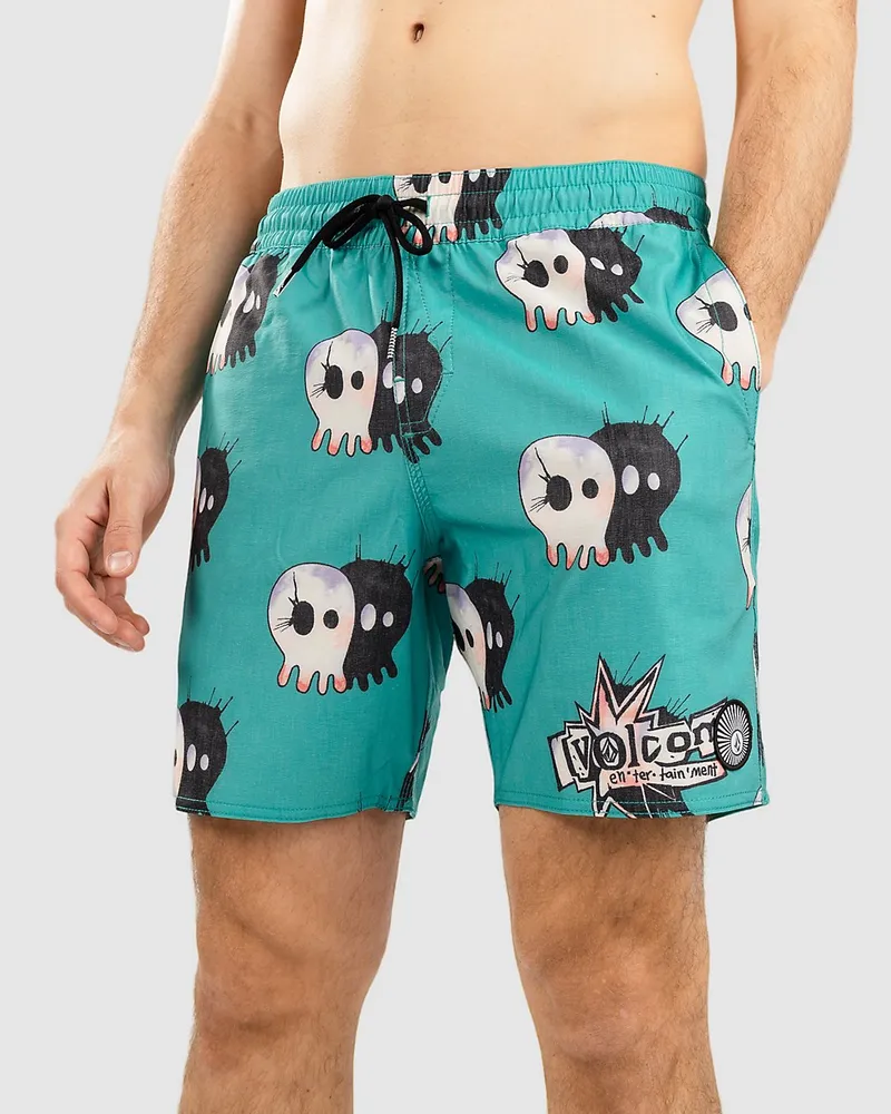 Volcom V Ent Pepper Stoney 17 Boardshorts Grün