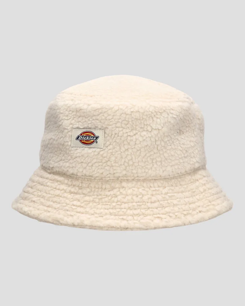 Dickies Red Chute Bucket Hat Weiss