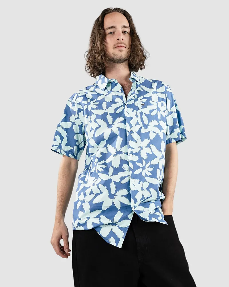 Quiksilver Apero Organic Classic Hemd Blau