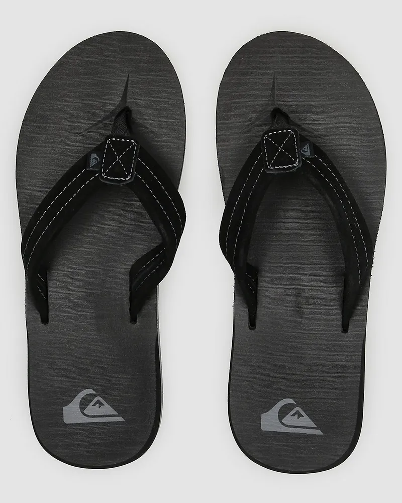 Quiksilver Carver Suede Core Sandalen Schwarz