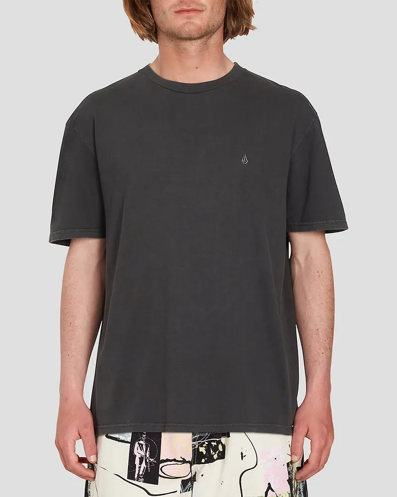 Volcom Solid Stone Emb T-Shirt Schwarz