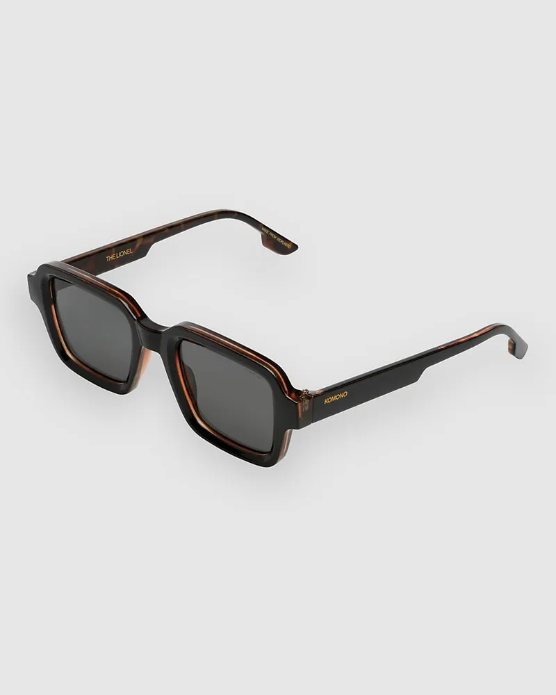 Komono Lionel Black Tortoise Sonnenbrille Schwarz