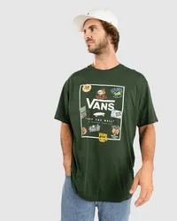 Vans Classic Print Box T-Shirt white Grün