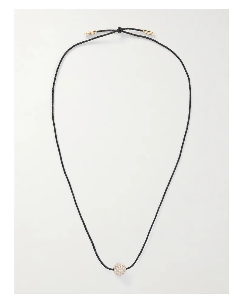 Roxanne Assoulin The Spark Kordelkette Mit Kristallen Und Goldfarbenen Details Gold